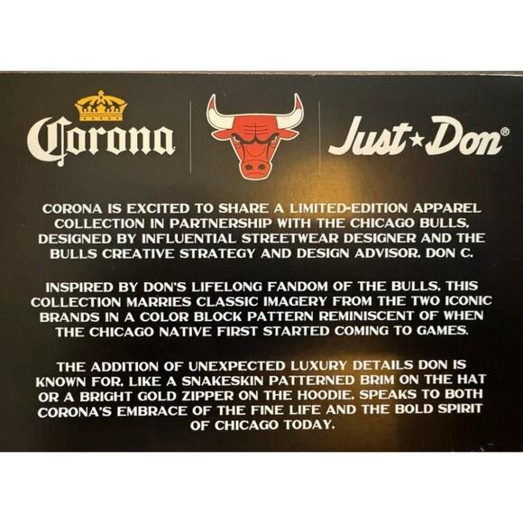 Just Don x Chicago Bulls x Corona Tshirt Small Sports Limited Edition - Picture 12 of 12